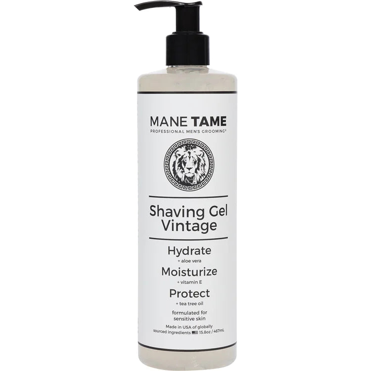 Vintage Shaving Gel for Sensitive Skin 15.8oz