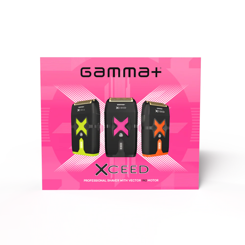 Gamma+ XCEED Professional IN2 Vector Motor Cordless Double Foil Shaver